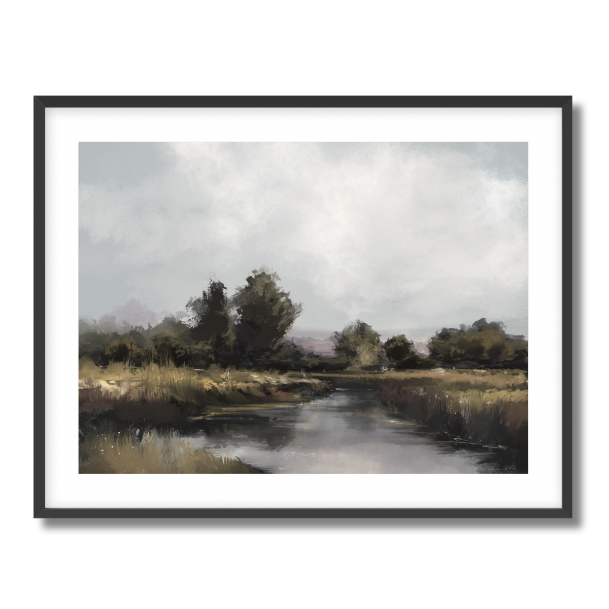Spring River Fine Art Paper Print