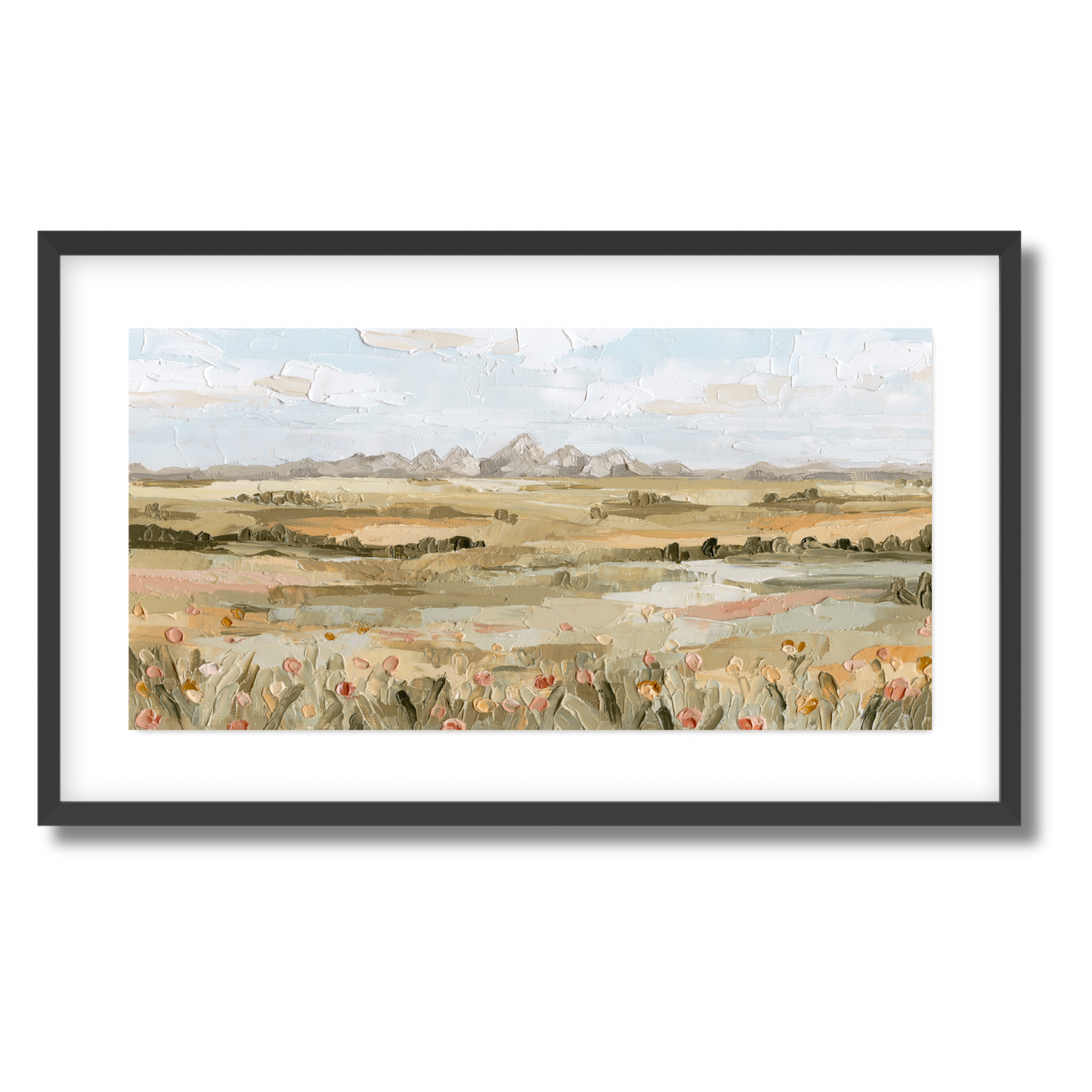 Grand Tetons Panorama Fine Art Paper Print