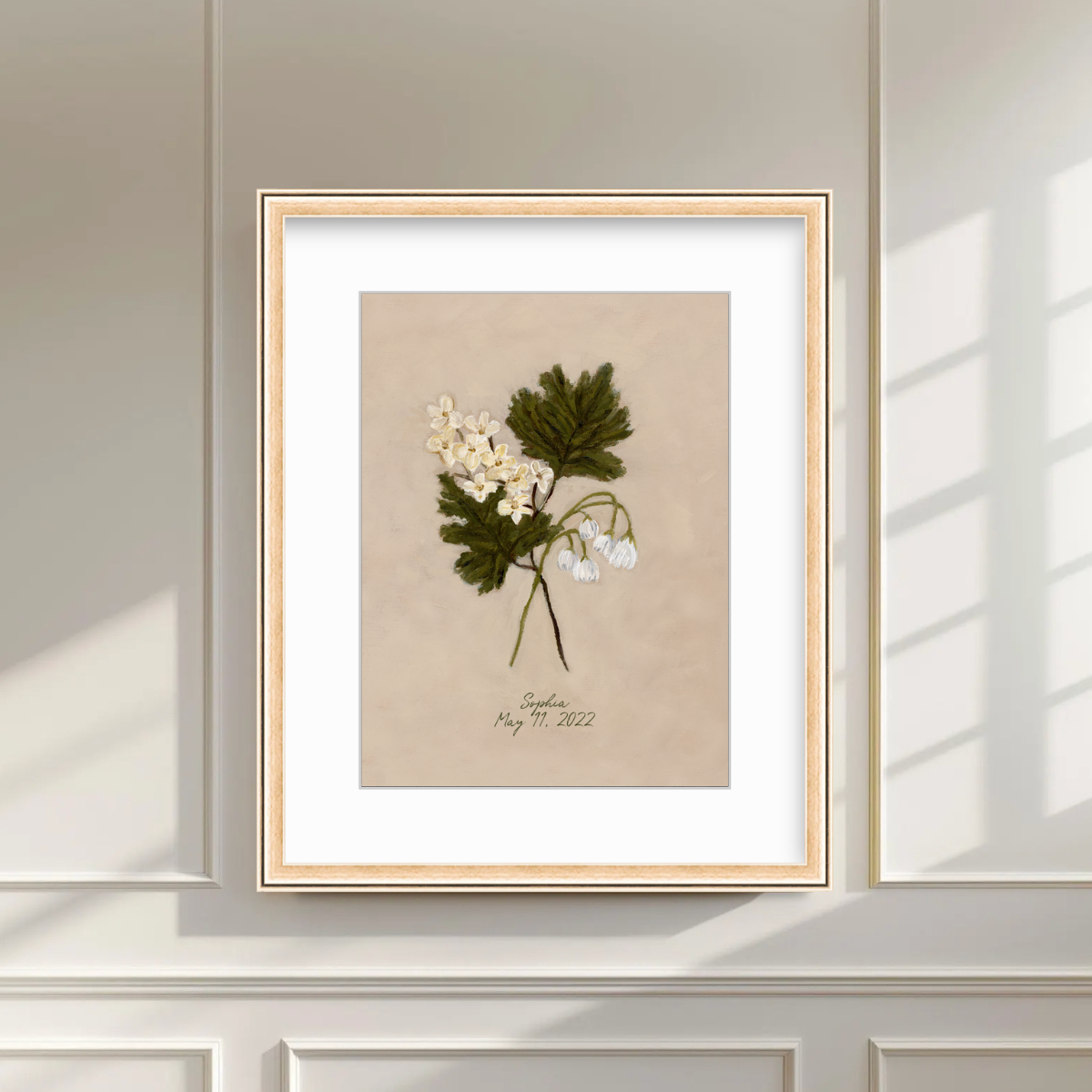 May Birth Flower Premium Fine Art Paper Print