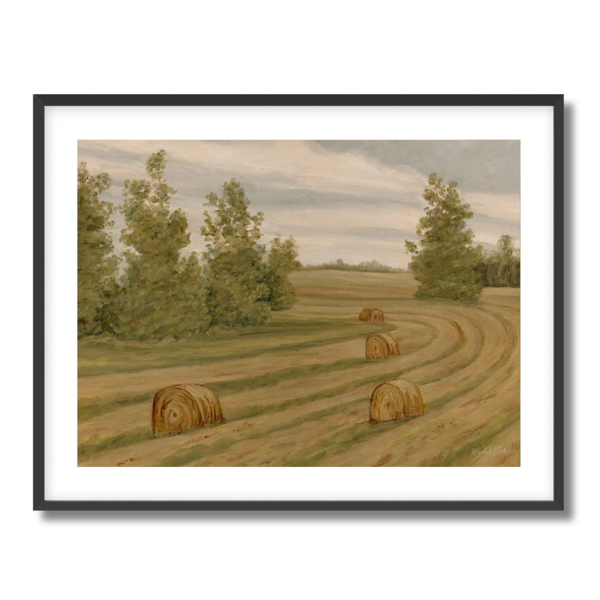 Farm Fields No 154 Fine Art Paper Print