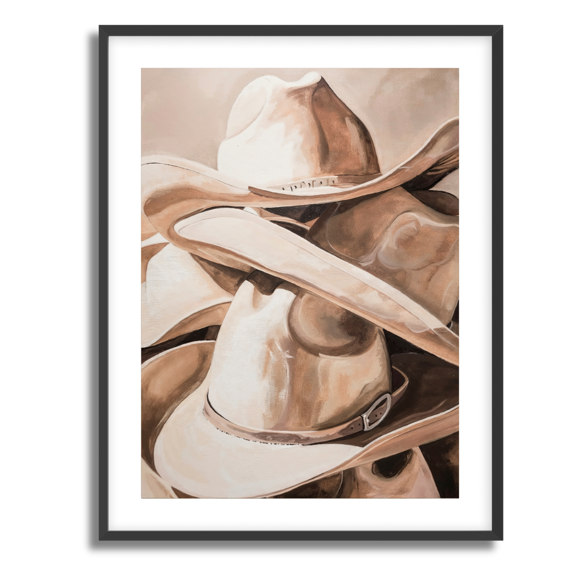 Stacked Hats Fine Art Paper Print