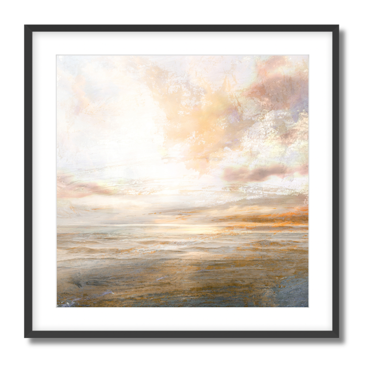 Soleil Square Fine Art Paper Print