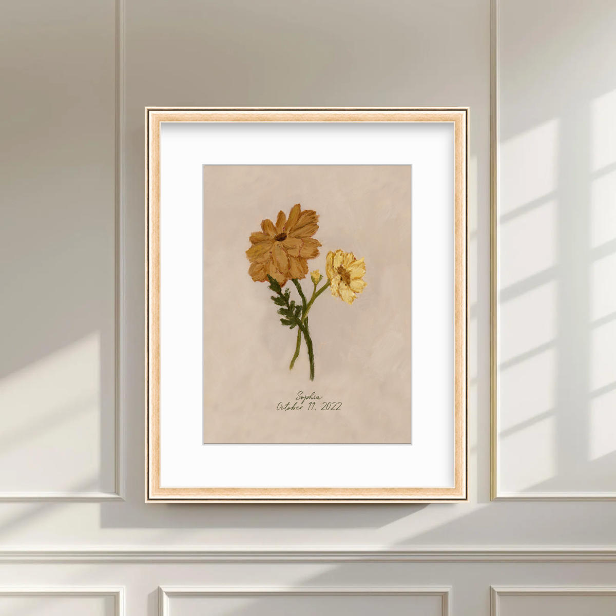October Birth Flower Premium Fine Art Paper Print