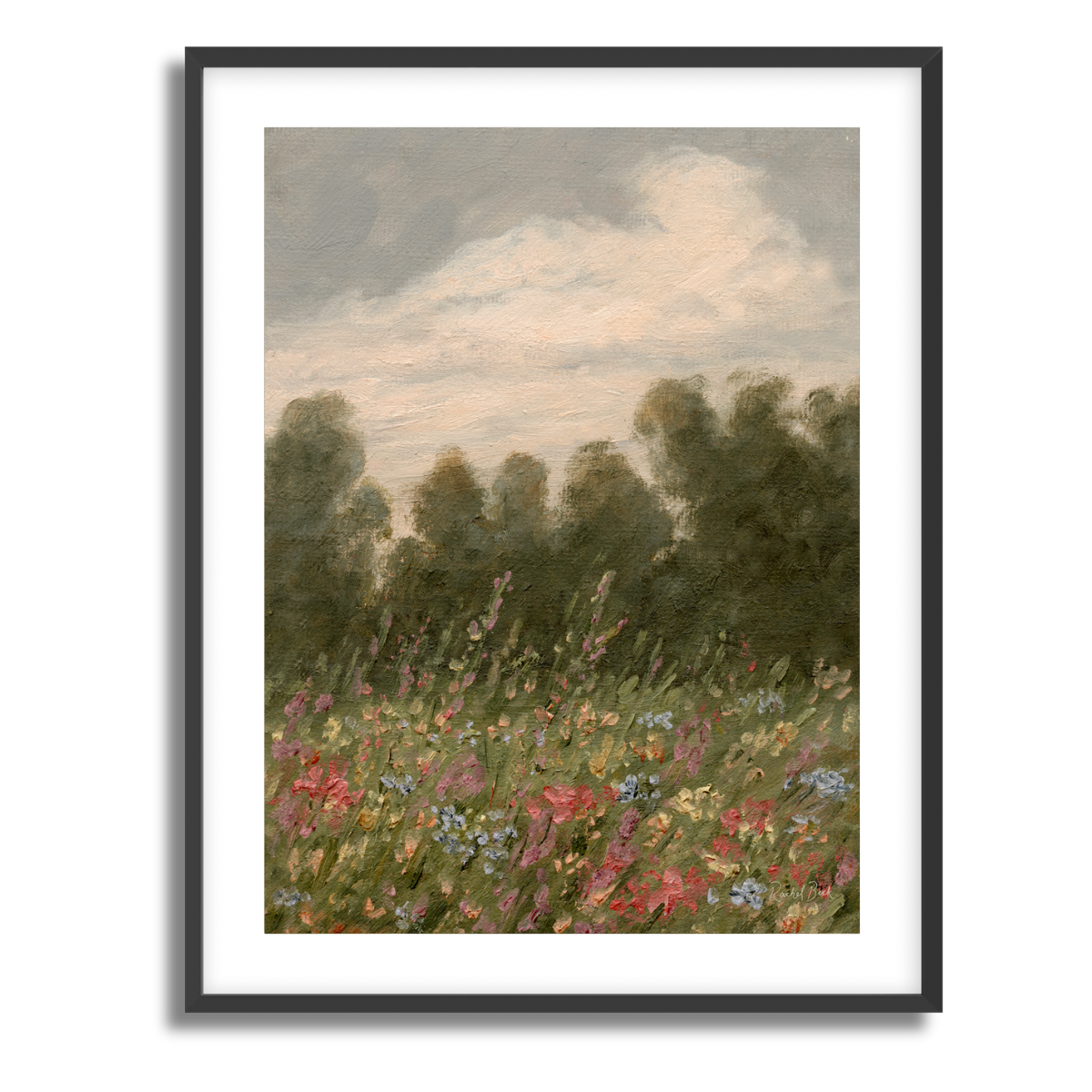Wildflower Field Fine Art Paper Print