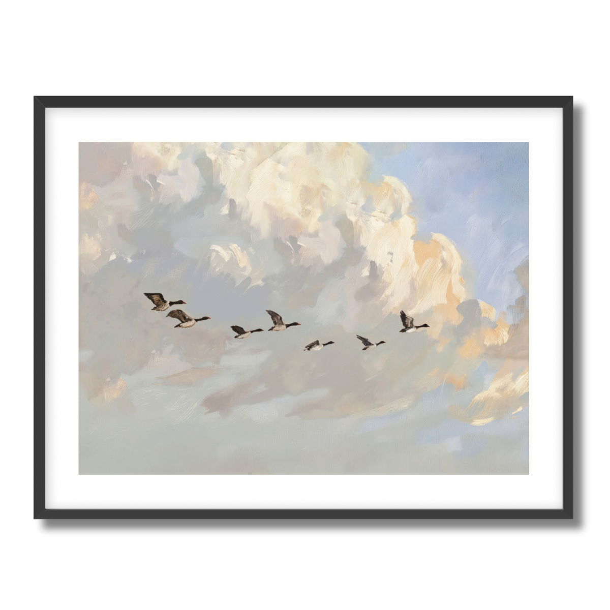 Flying Birds Fine Art Paper Print
