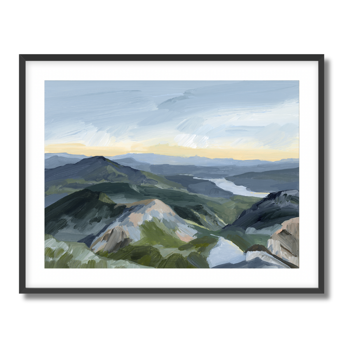 Peaks and Valleys Fine Art Paper Print