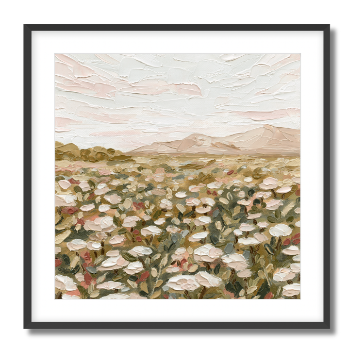 Summer Sway Square Fine Art Paper Print
