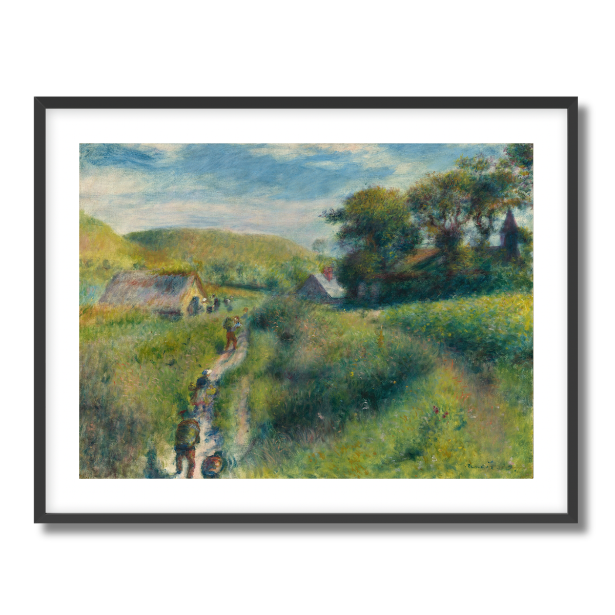 The Mussel Harvest by Auguste Renoir 1879 Fine Art Paper Print