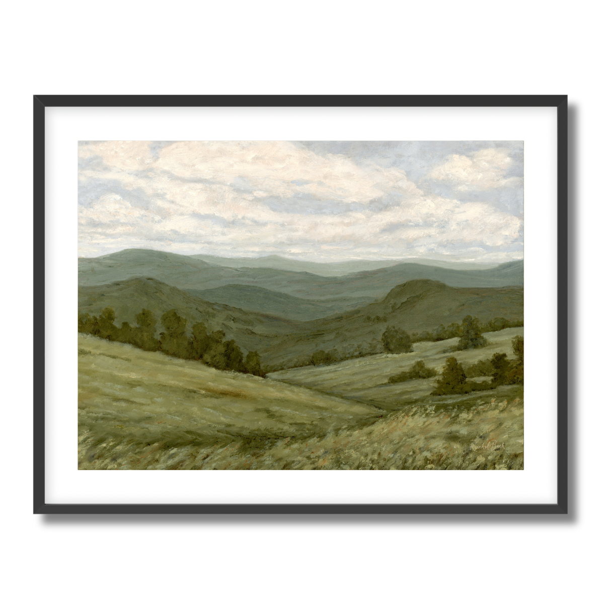 Smoky Overlook Fine Art Paper Print