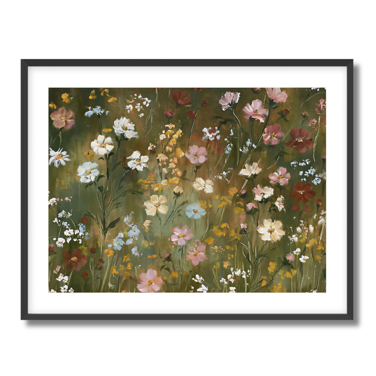 Wildflower Field Fine Art Paper Print
