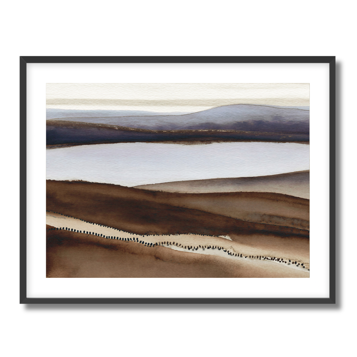 Quiet Shoreline Fine Art Paper Print