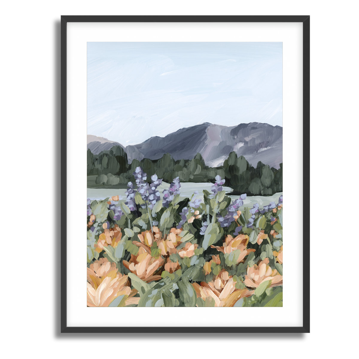 Rocky Mountain Summer Fine Art Paper Print