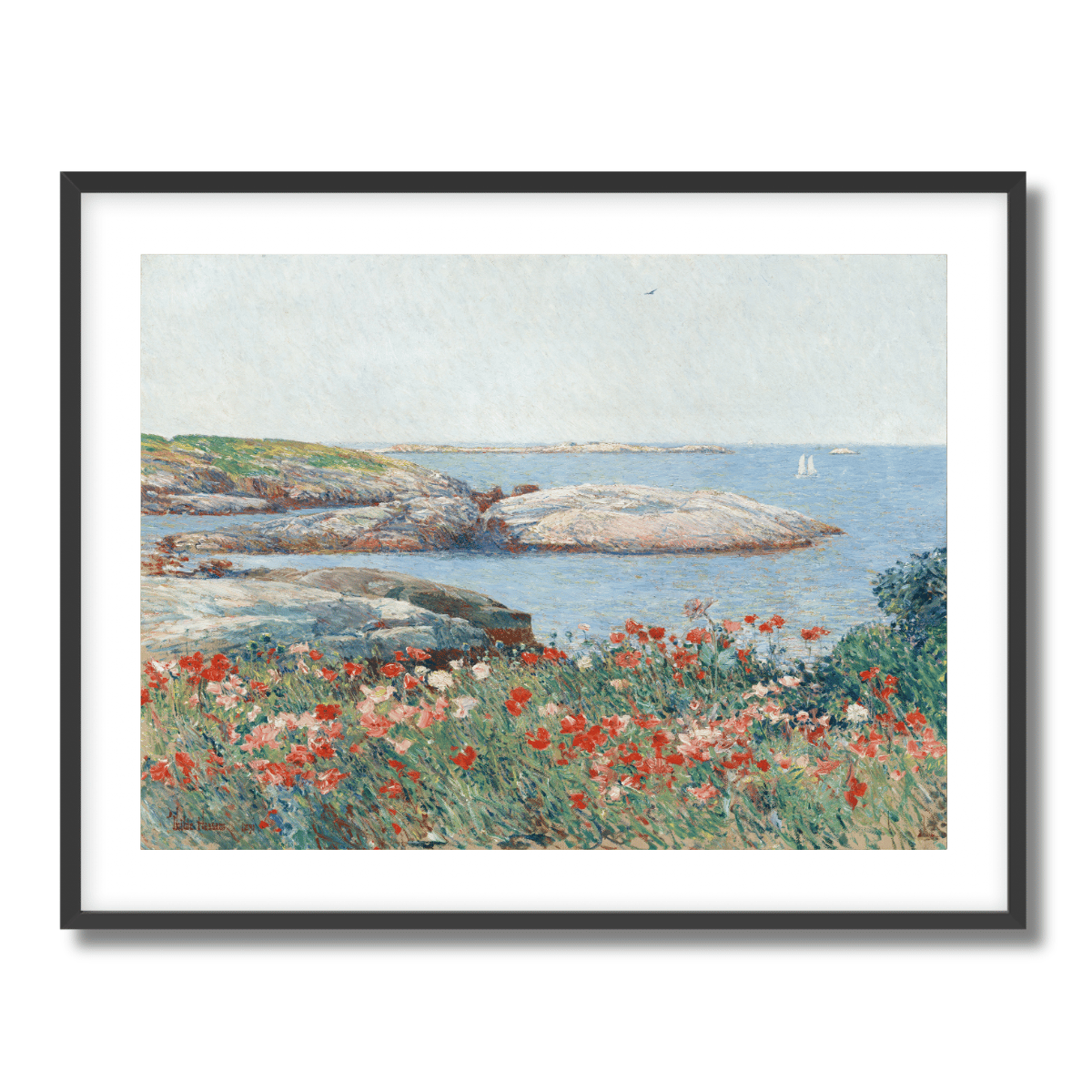 Poppies, Isles of Shoals by Childe Hassam 1891 Fine Art Paper Print