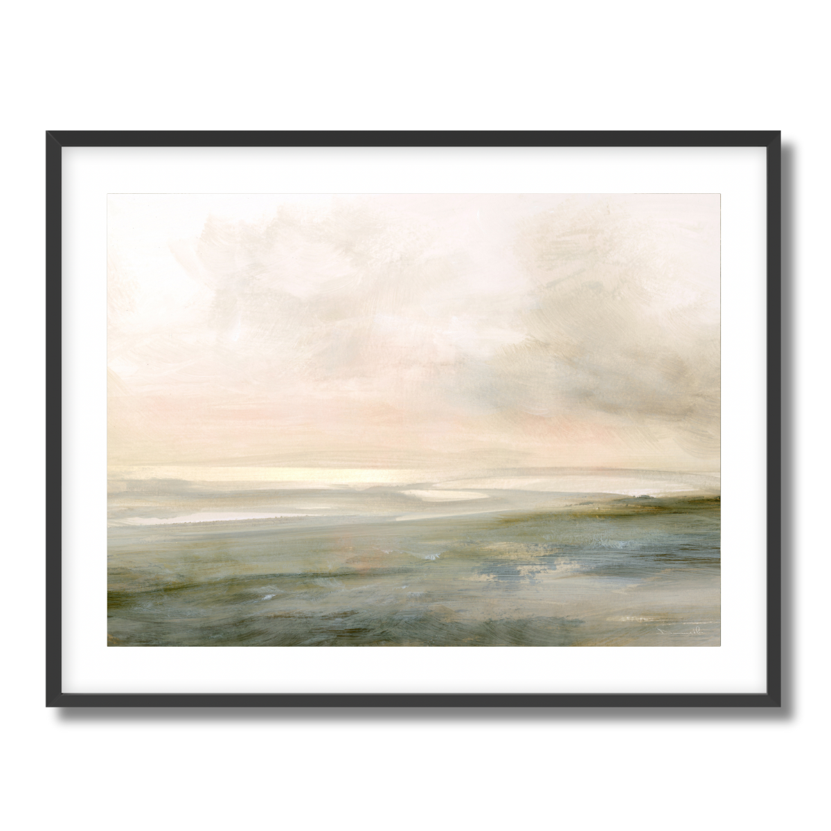 Low Tide Summer Fine Art Paper Print