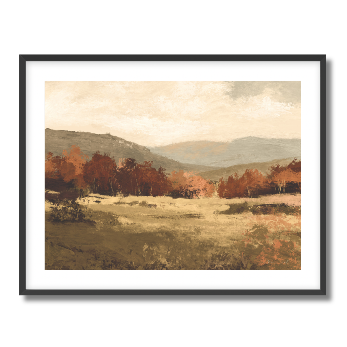 November Moor Fine Art Paper Print