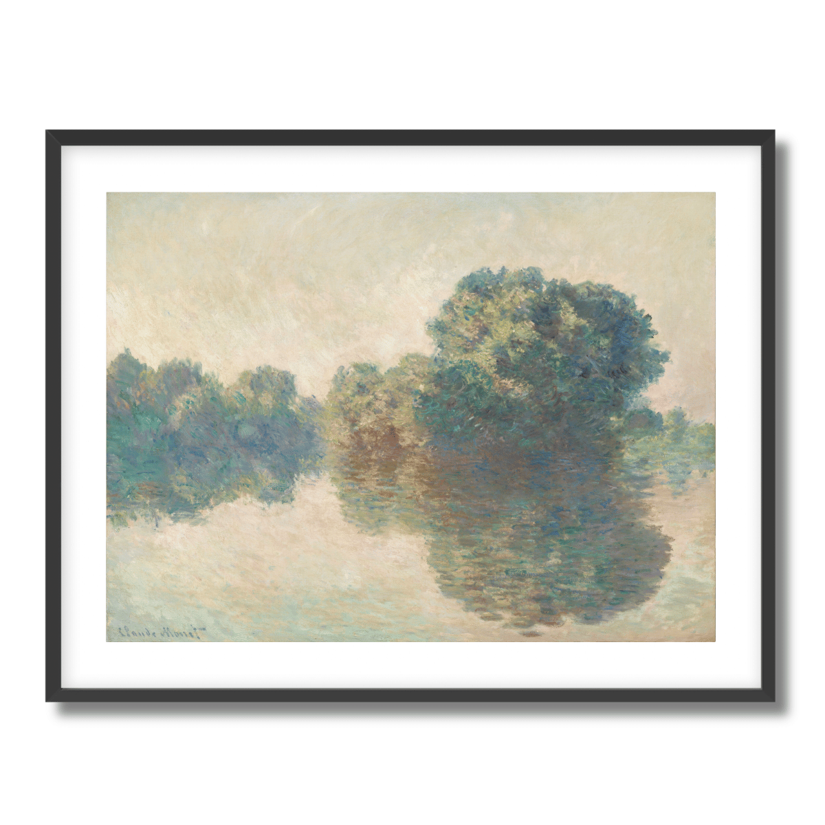 The Seine at Giverny by Claude Monet 1897 Fine Art Paper Print