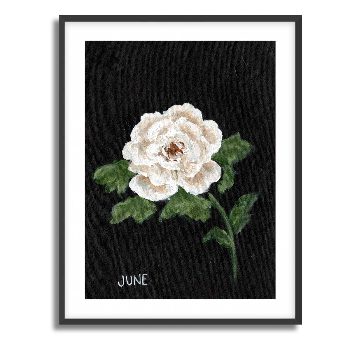 We Remember June Birth Flower Fine Art Paper Print
