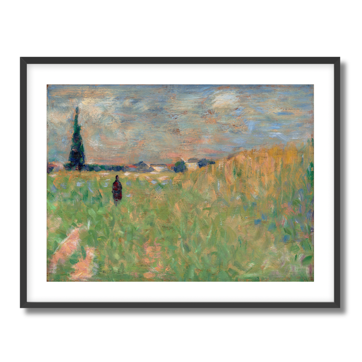 A Summer Landscape by Georges Seurat 1883 Fine Art Paper Print