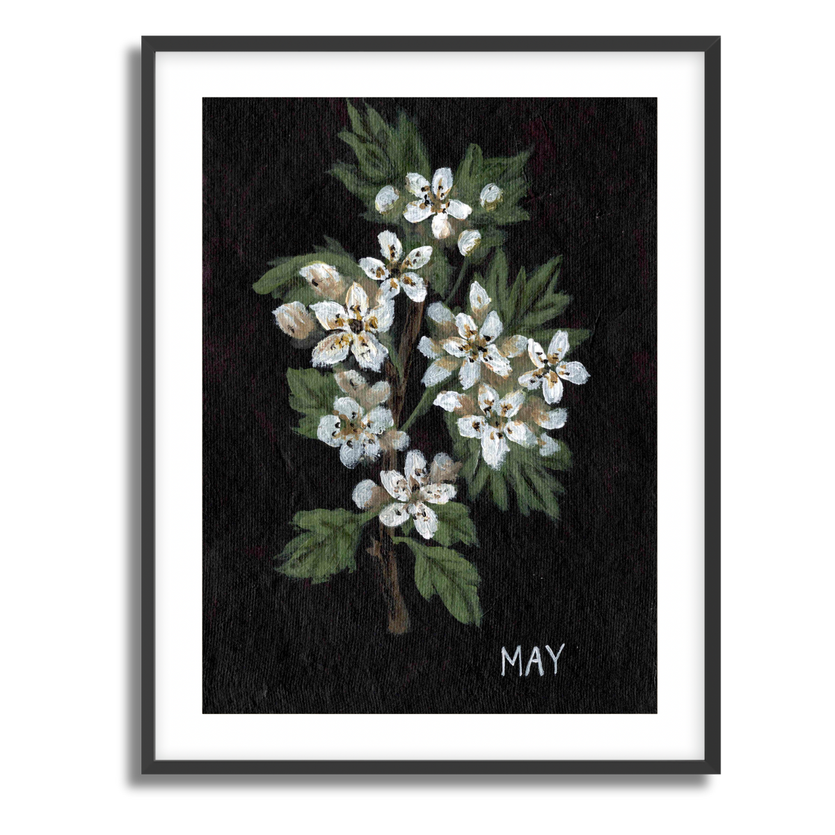 We Remember May Birth Flower Fine Art Paper Print