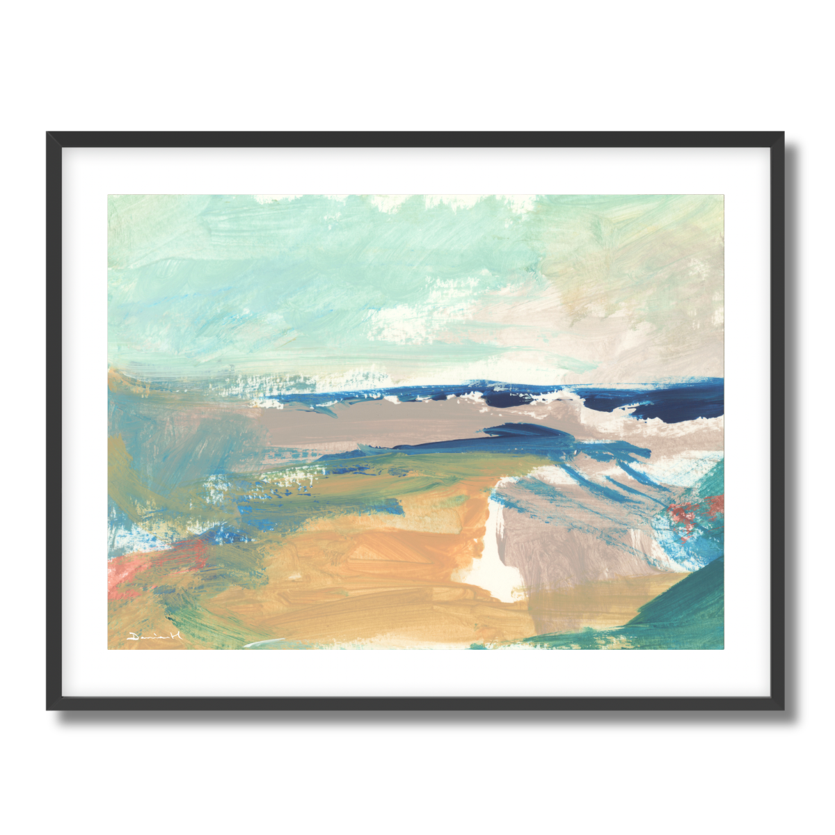 Splashed Fine Art Paper Print
