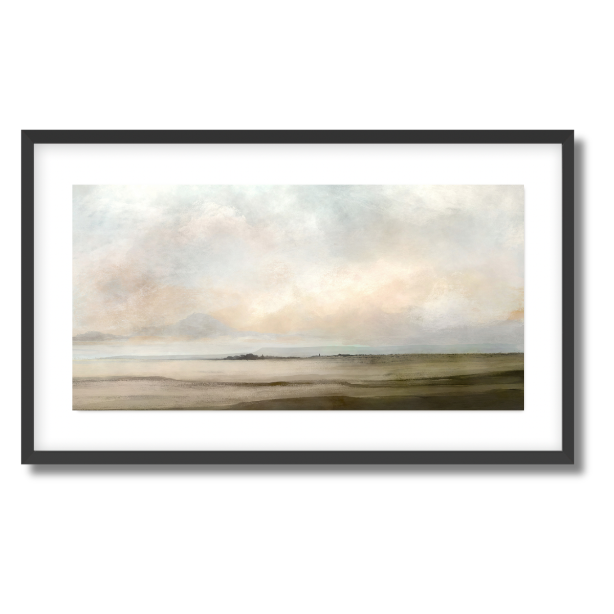 Topsham Panorama Fine Art Paper Print
