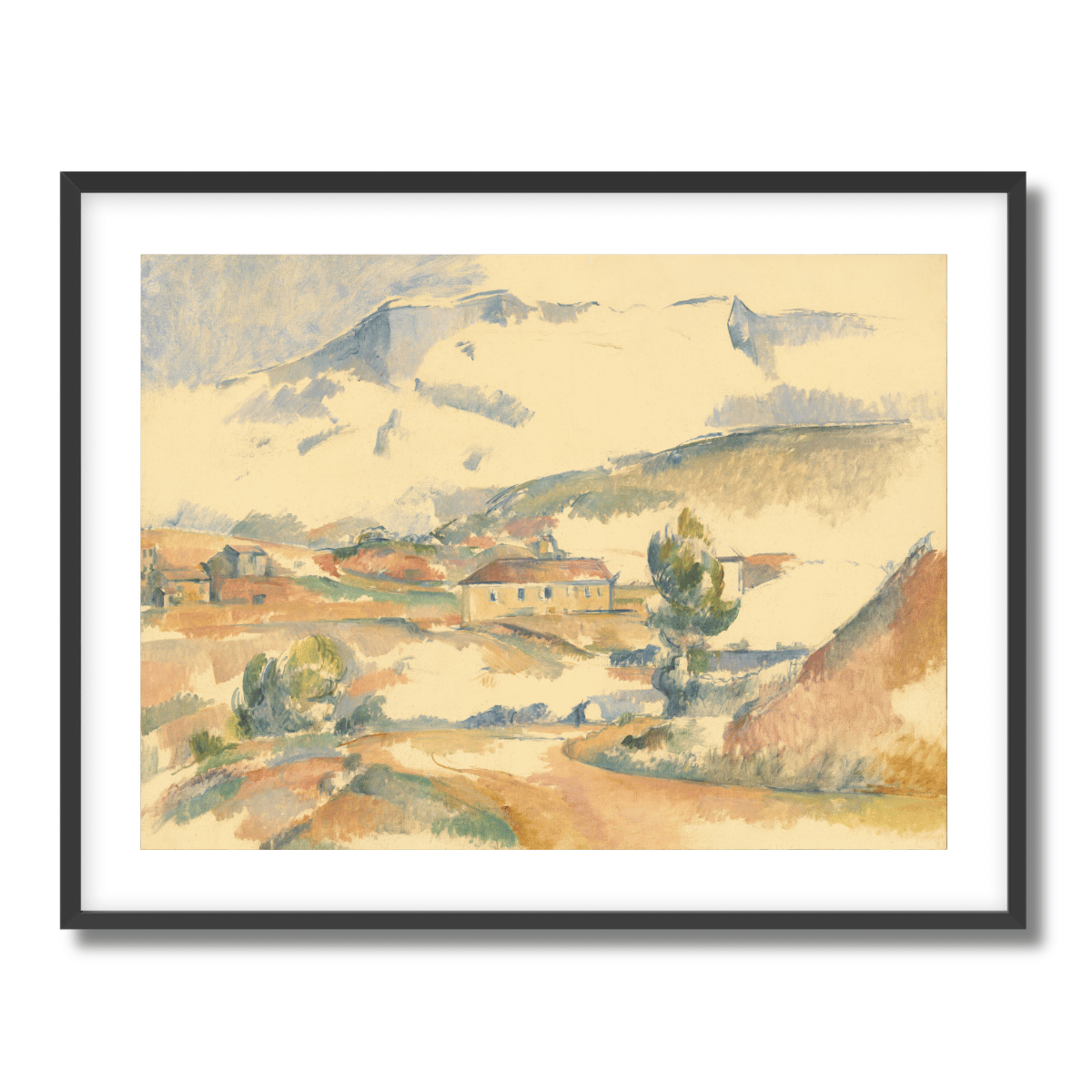Montagne Sainte-Victoire by Paul Cezanne 1887 Fine Art Paper Print