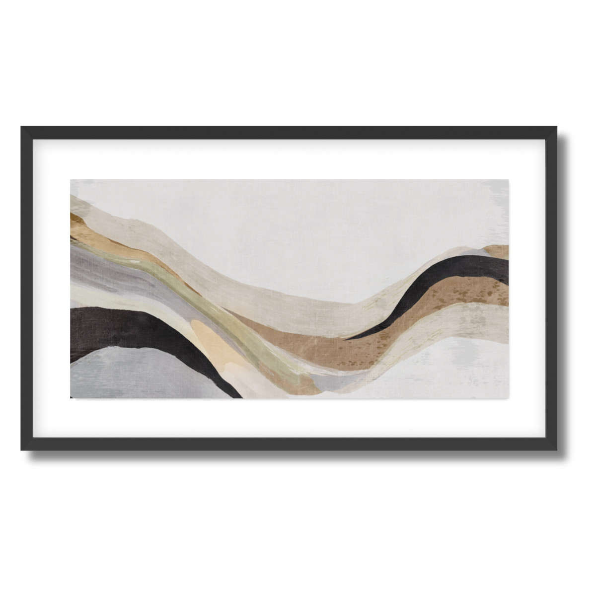 Luminous Waves Panorama Fine Art Paper Print