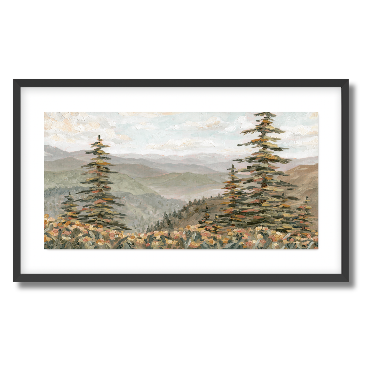 Rainbow Ridge Panorama Fine Art Paper Print