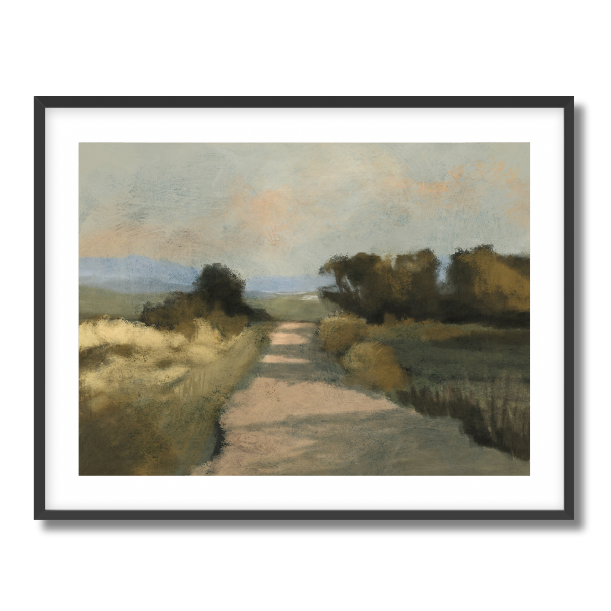 Country Walk Fine Art Paper Print