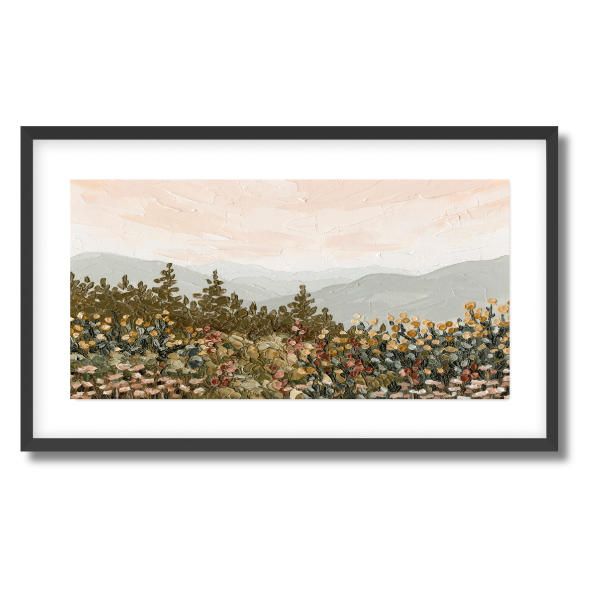 Appalachian Sunrise Panorama Fine Art Paper Print