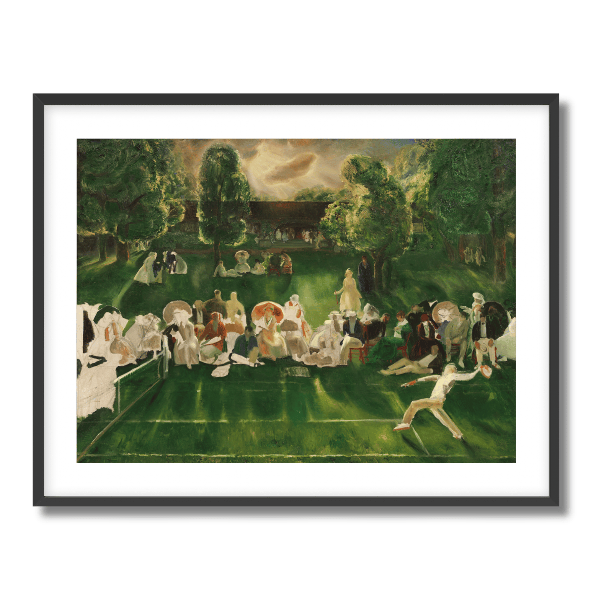Tennis Tournament by George Bellows 1920 Fine Art Paper Print