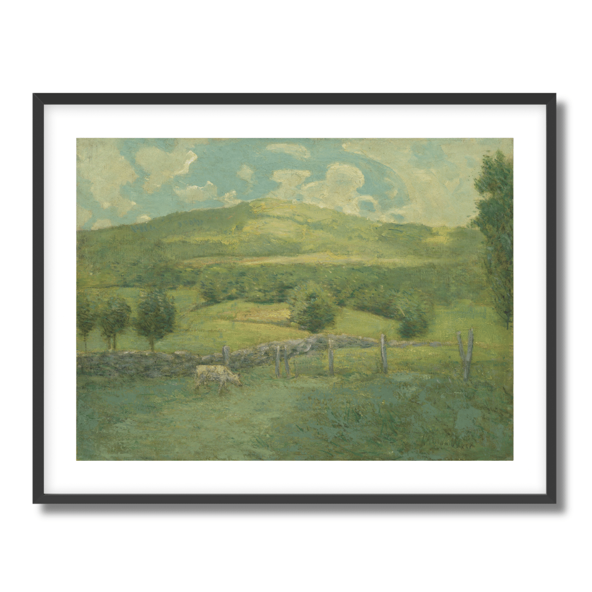 Obweebetuck by Julian Alden Weir 1908 Fine Art Paper Print