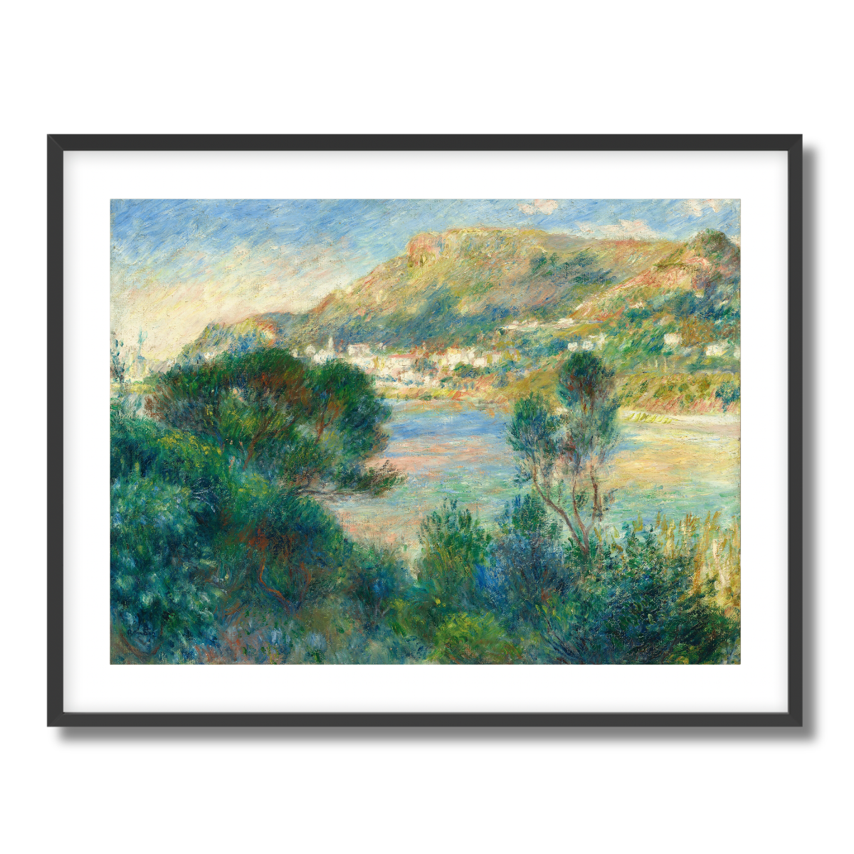 View of Monte Carlo From Cap Martin by Auguste Renoir 1884 Fine Art Paper Print