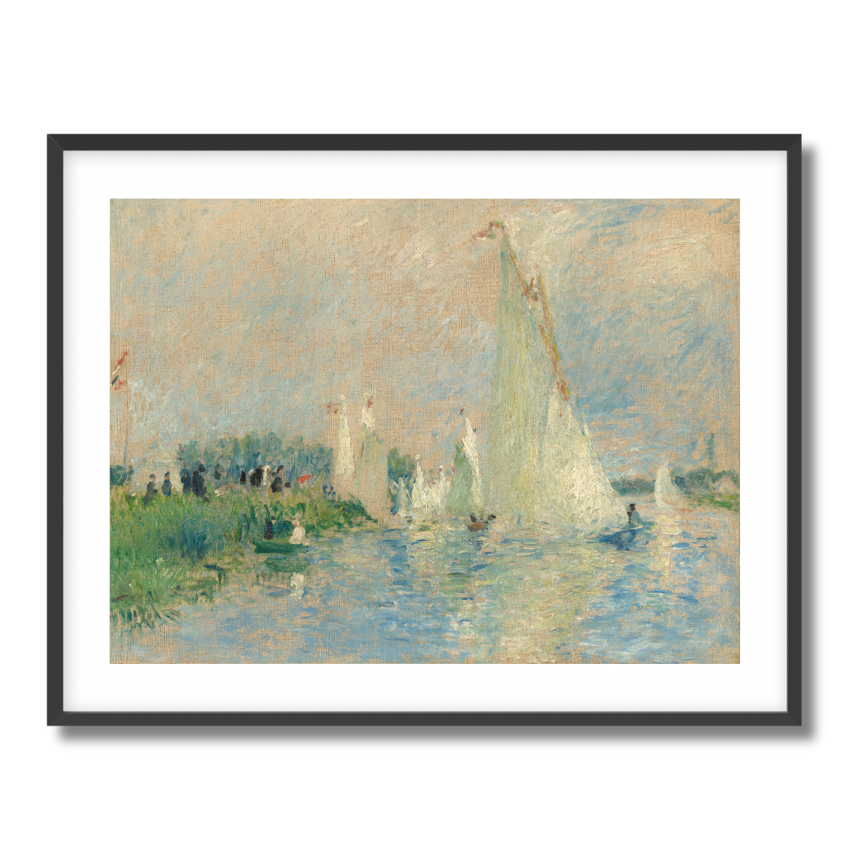 Regatta at Argenteuil by Auguste Renoir 1874 Fine Art Paper Print