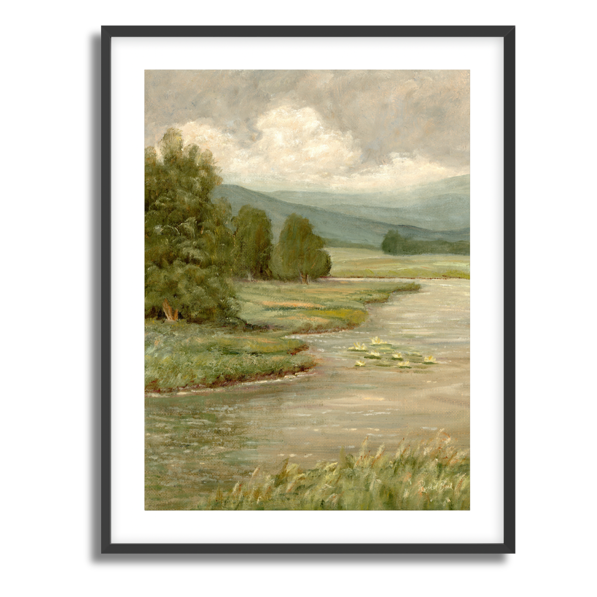 River Valley Fine Art Paper Print