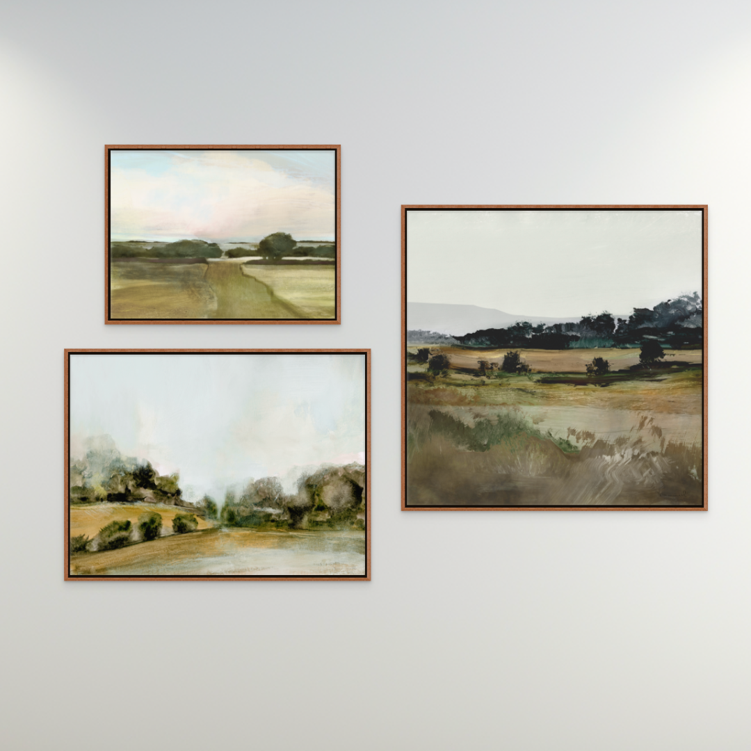 Vintage Landscape-Inspired Gallery Wall 86" x 60" - Giri Designs