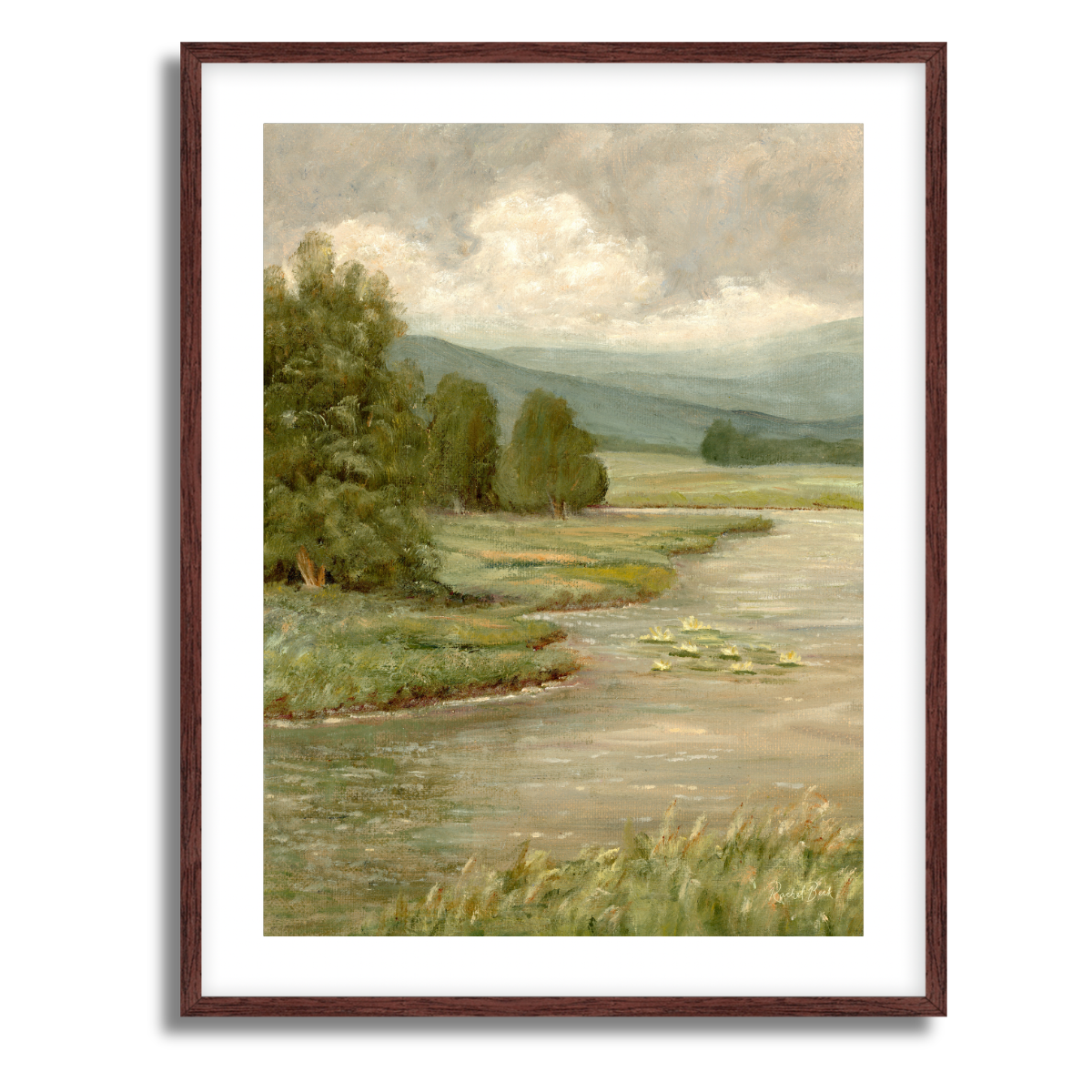 River Valley Fine Art Paper Print
