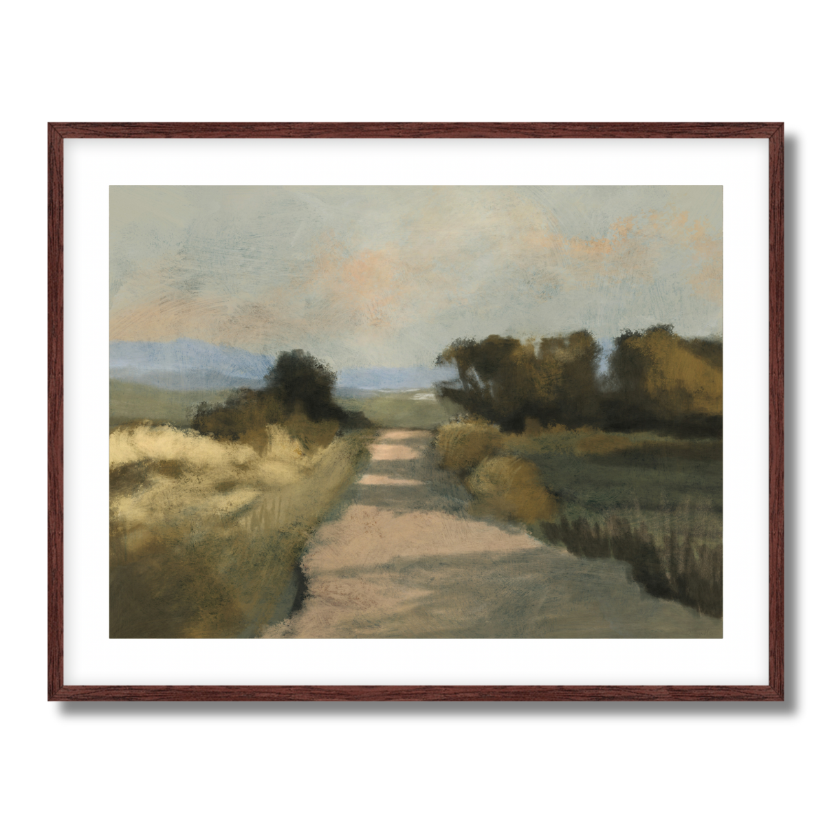 Country Walk Fine Art Paper Print