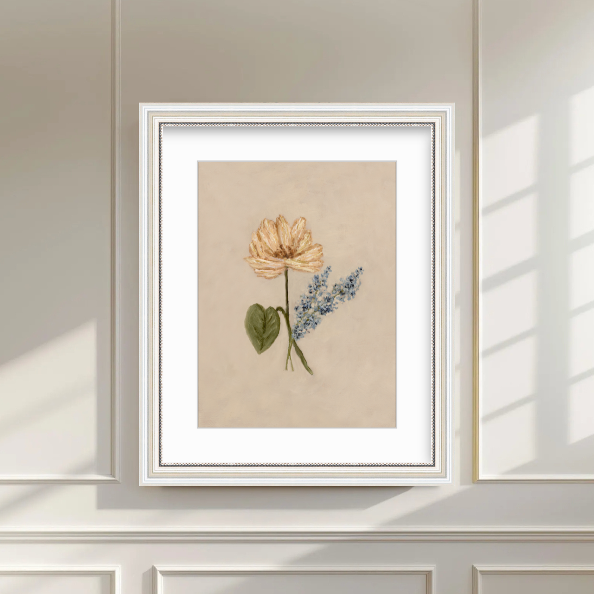 July Birth Flower Premium Fine Art Paper Print