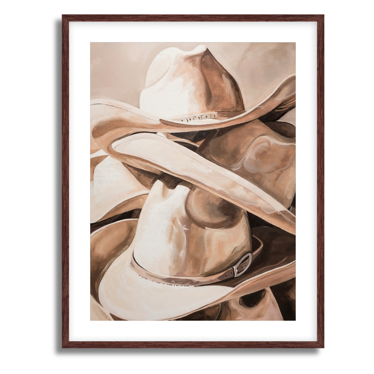 Stacked Hats Fine Art Paper Print