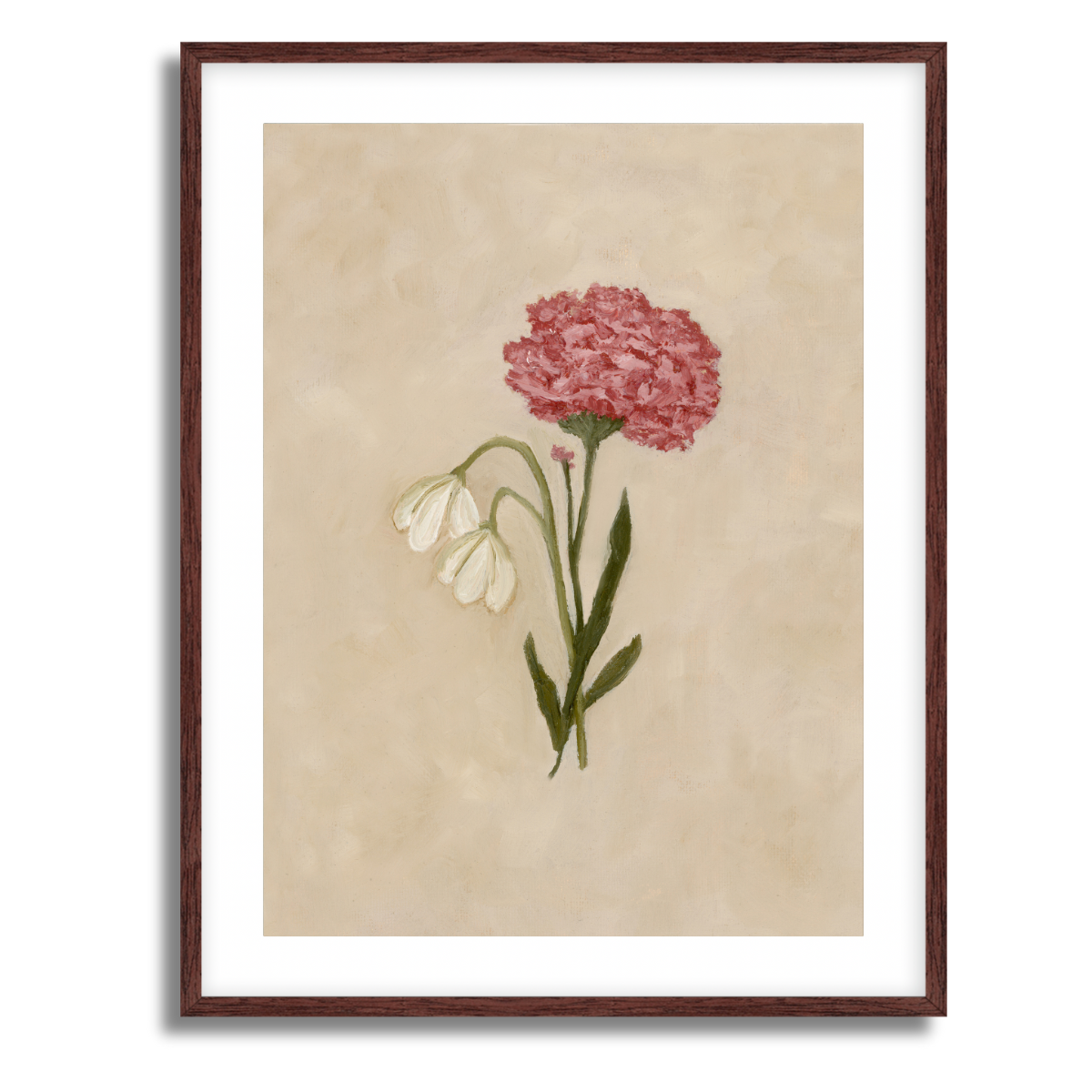 January Birth Flower Fine Art Paper Print