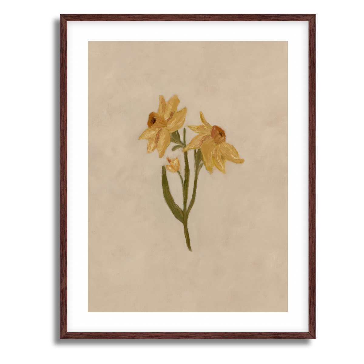 March Birth Flower Fine Art Paper Print
