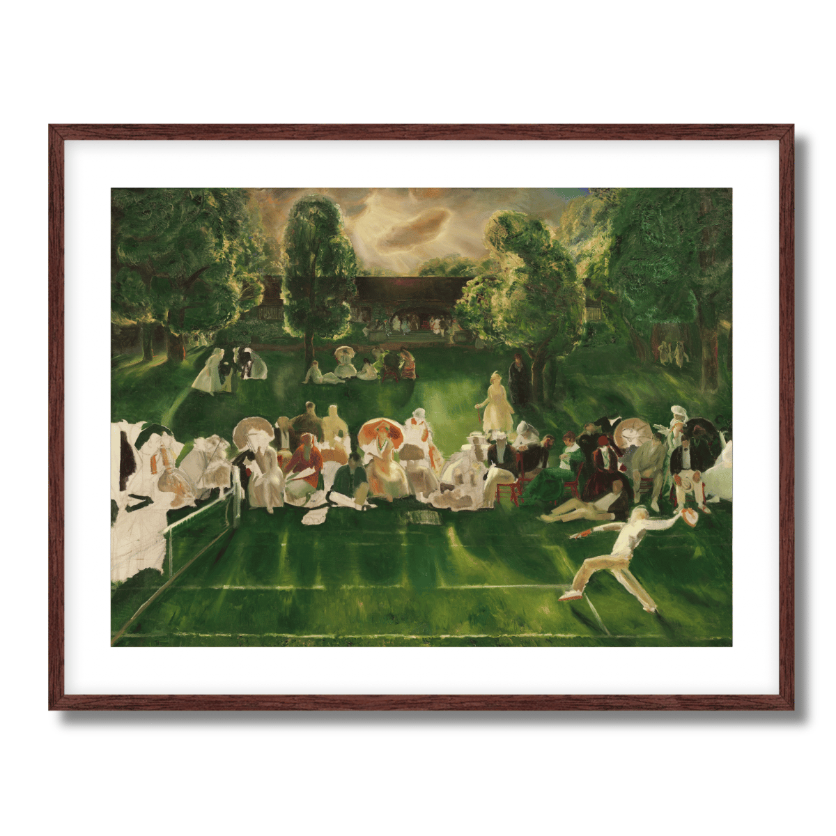 Tennis Tournament by George Bellows 1920 Fine Art Paper Print