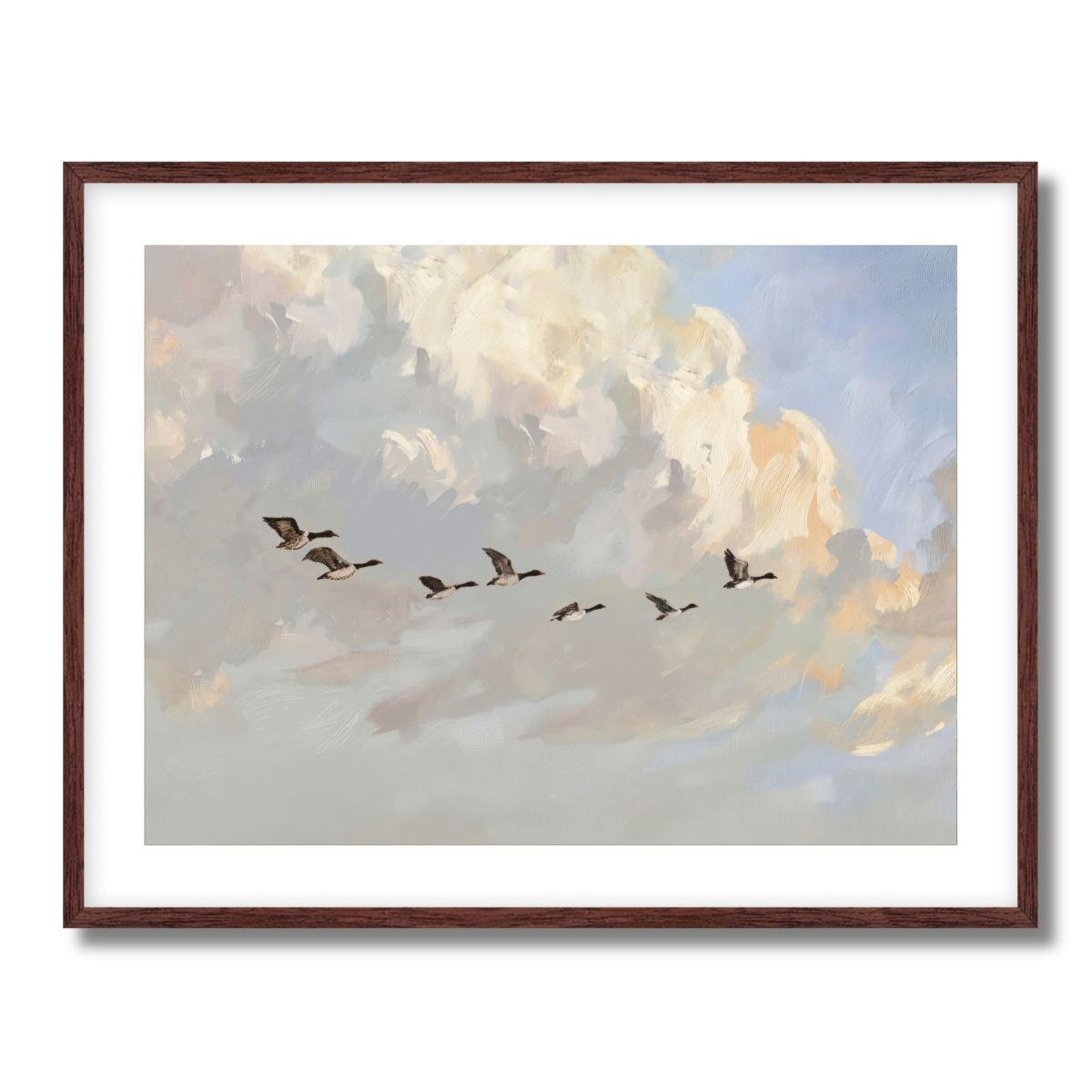 Flying Birds Fine Art Paper Print