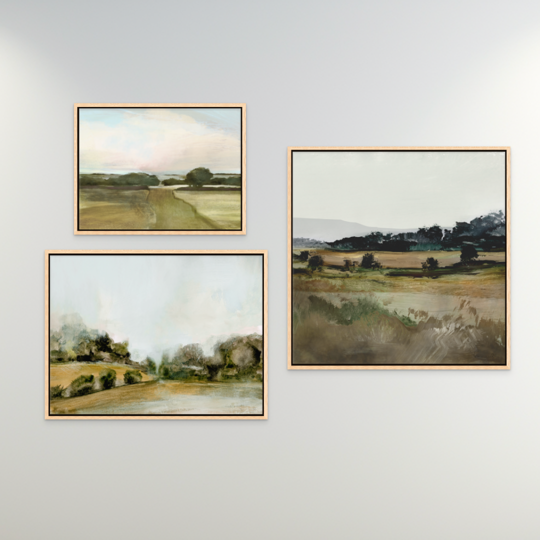 Vintage Landscape-Inspired Gallery Wall 86" x 60" - Giri Designs