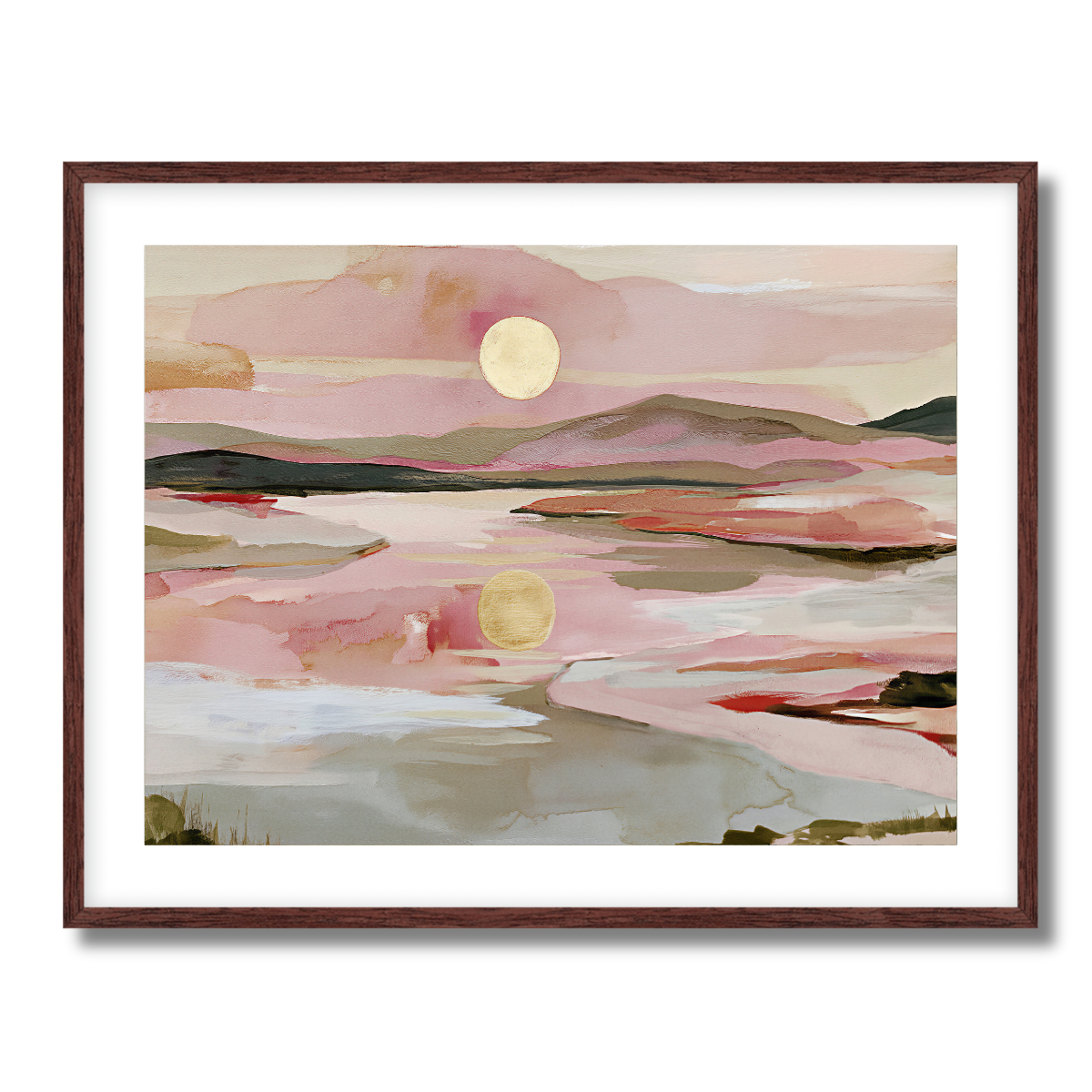 Rose Horizon Fine Art Paper Print