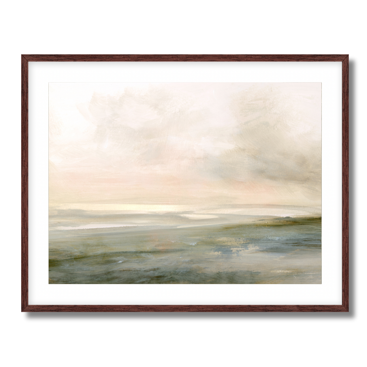 Low Tide Summer Fine Art Paper Print