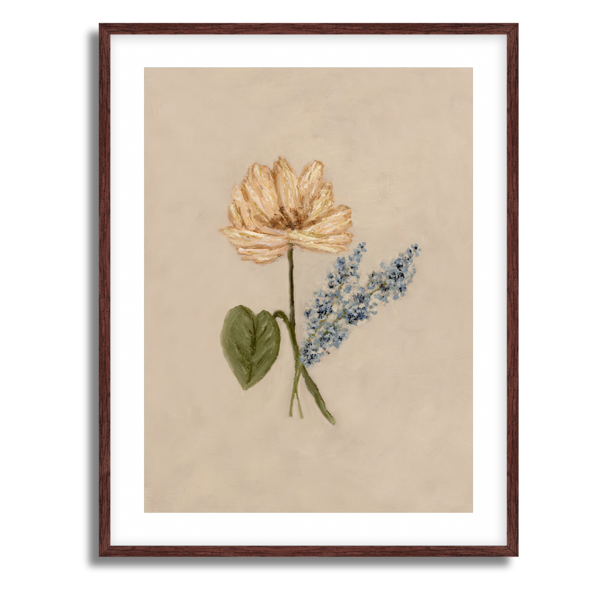 July Birth Flower Fine Art Paper Print