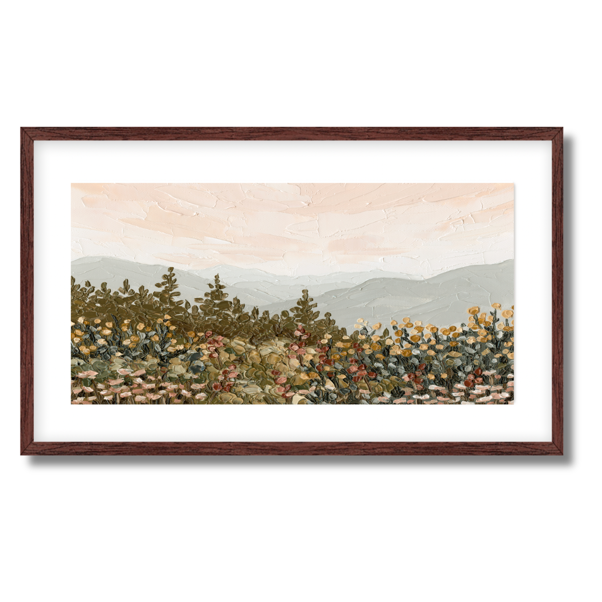 Appalachian Sunrise Panorama Fine Art Paper Print