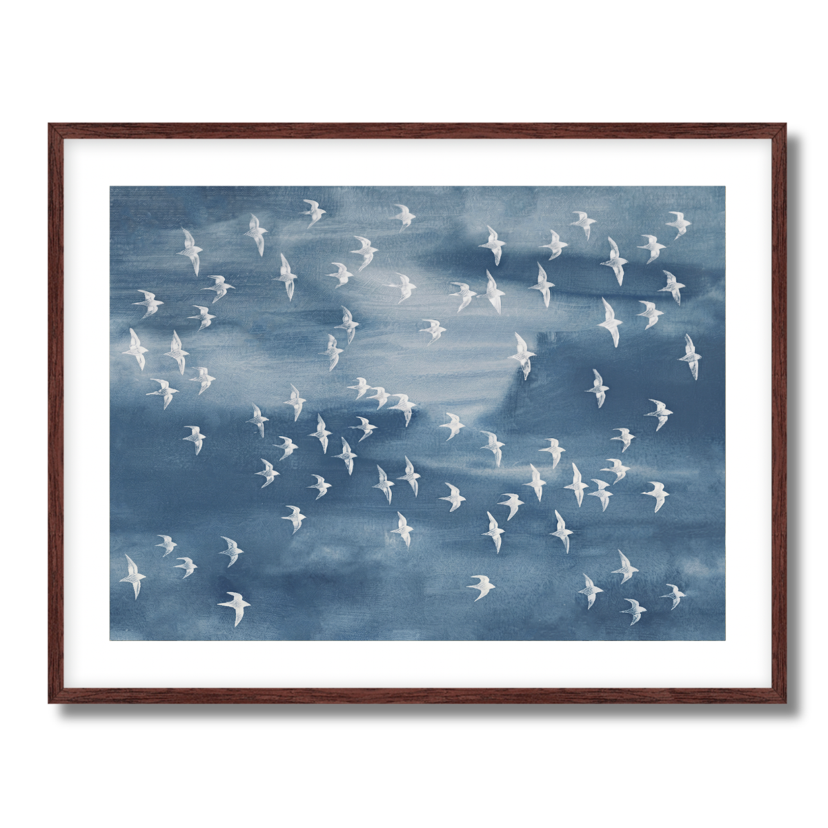 Flock of Birds Fine Art Paper Print